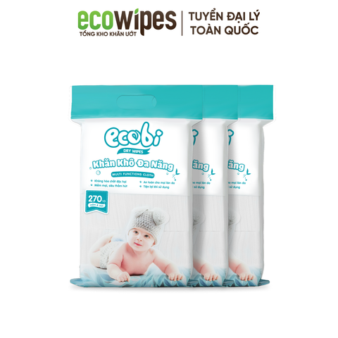  Khăn Khô Đa Năng Ecobi 